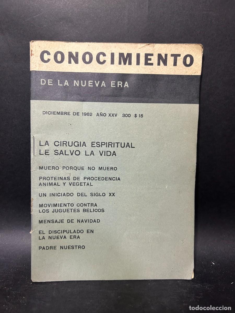 Libros de segunda mano: CONOCIMIENTO DE LA NUEVA ERA, A&Ntilde;O XXV - 1962 - Foto 1