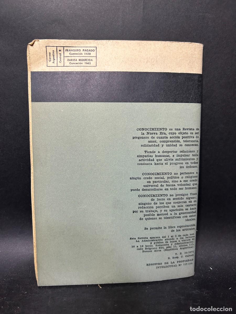Libros de segunda mano: CONOCIMIENTO DE LA NUEVA ERA, A&Ntilde;O XXV - 1962 - Foto 3