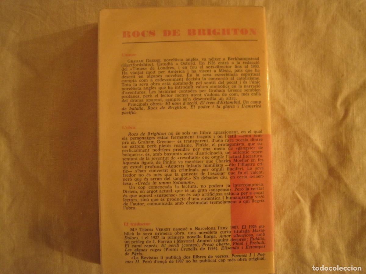 Libros de segunda mano: Graham Greene - Rocs de Brighton - Vergara - Foto 3
