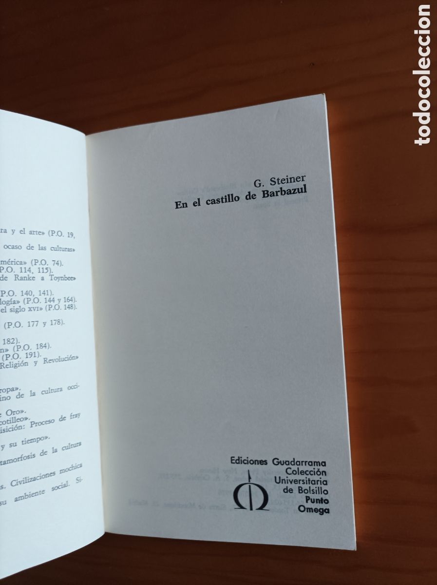 Libros de segunda mano: En el castillo de barbazul / G. Steiner - Foto 3