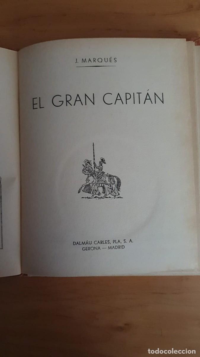 Libros de segunda mano: El Gran Capit&aacute;n por J. Marqu&eacute;s - Foto 2