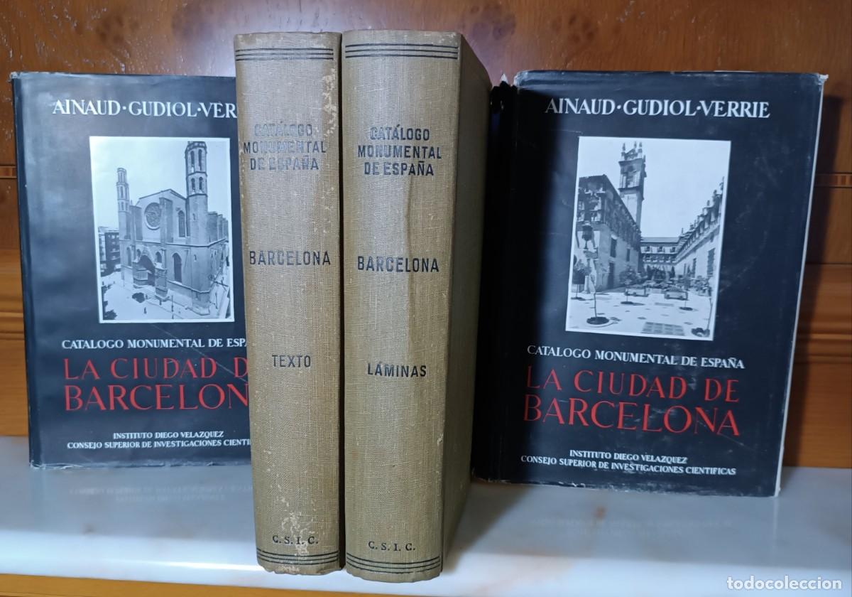 Libros de segunda mano: Cat&aacute;logo Monumental de Espa&ntilde;a, La ciudad de Barcelona - Foto 1