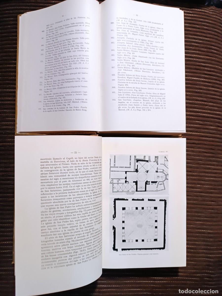 Libros de segunda mano: Cat&aacute;logo Monumental de Espa&ntilde;a, La ciudad de Barcelona - Foto 3