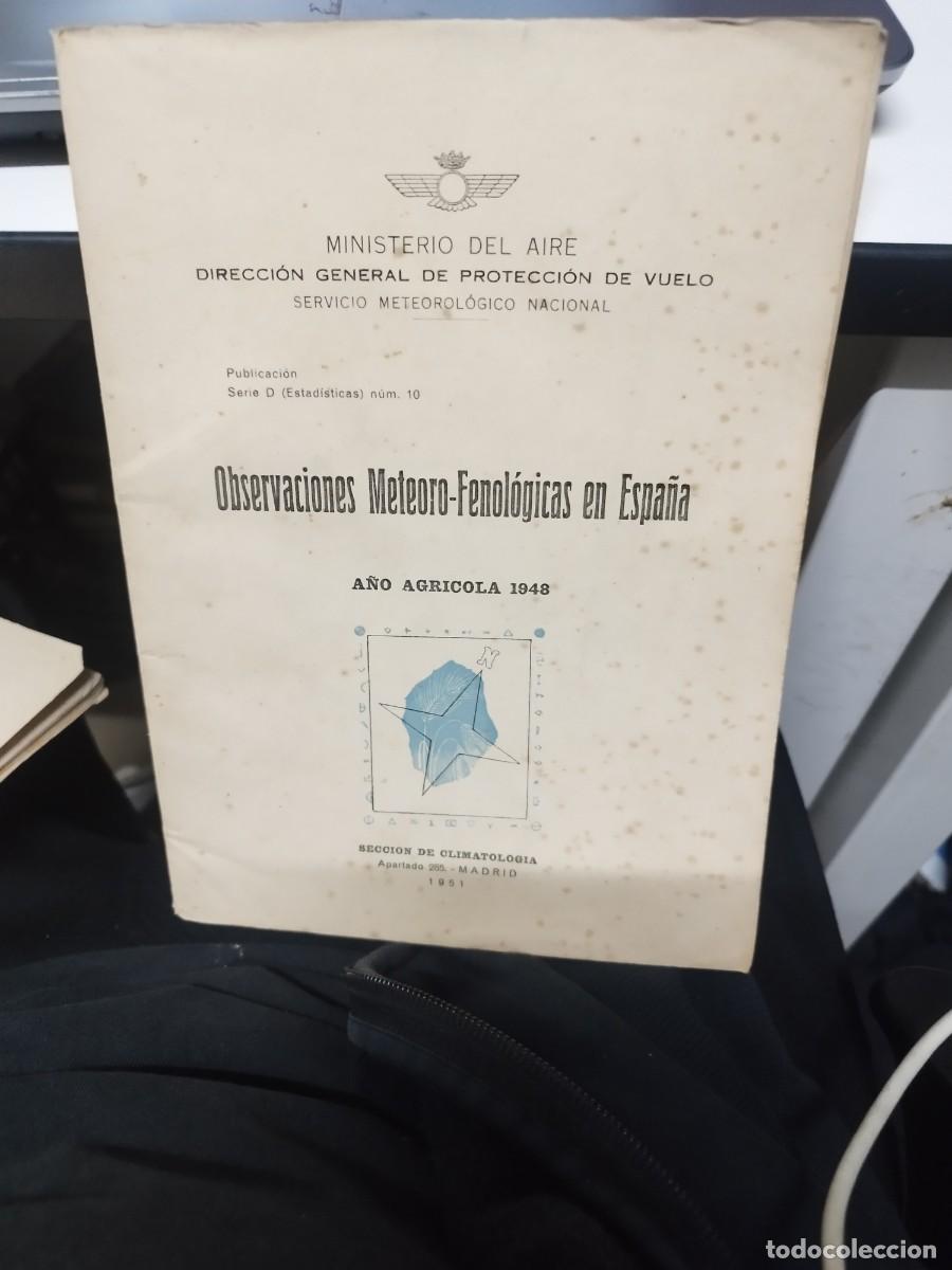 Libros de segunda mano: OBSERVACIONES METEORO-FENOL&Oacute;GICAS EN ESPA&Ntilde;A - AA.VV - Foto 5