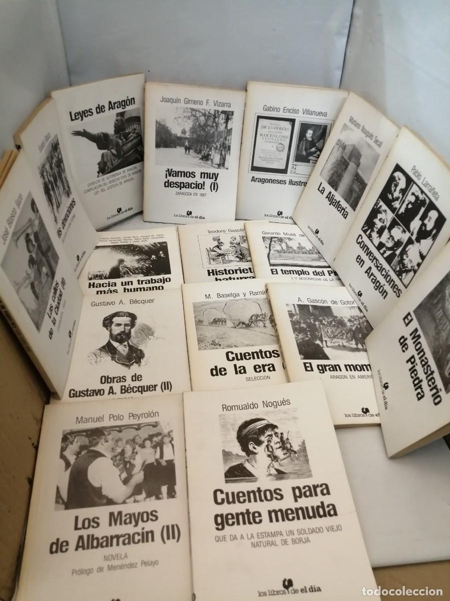 Libros de segunda mano: PACK 20 Libros Peri&oacute;dico EL DI&Aacute; DE ARAG&Oacute;N (Colecci&oacute;n Los libros del D&iacute;a) - Foto 2