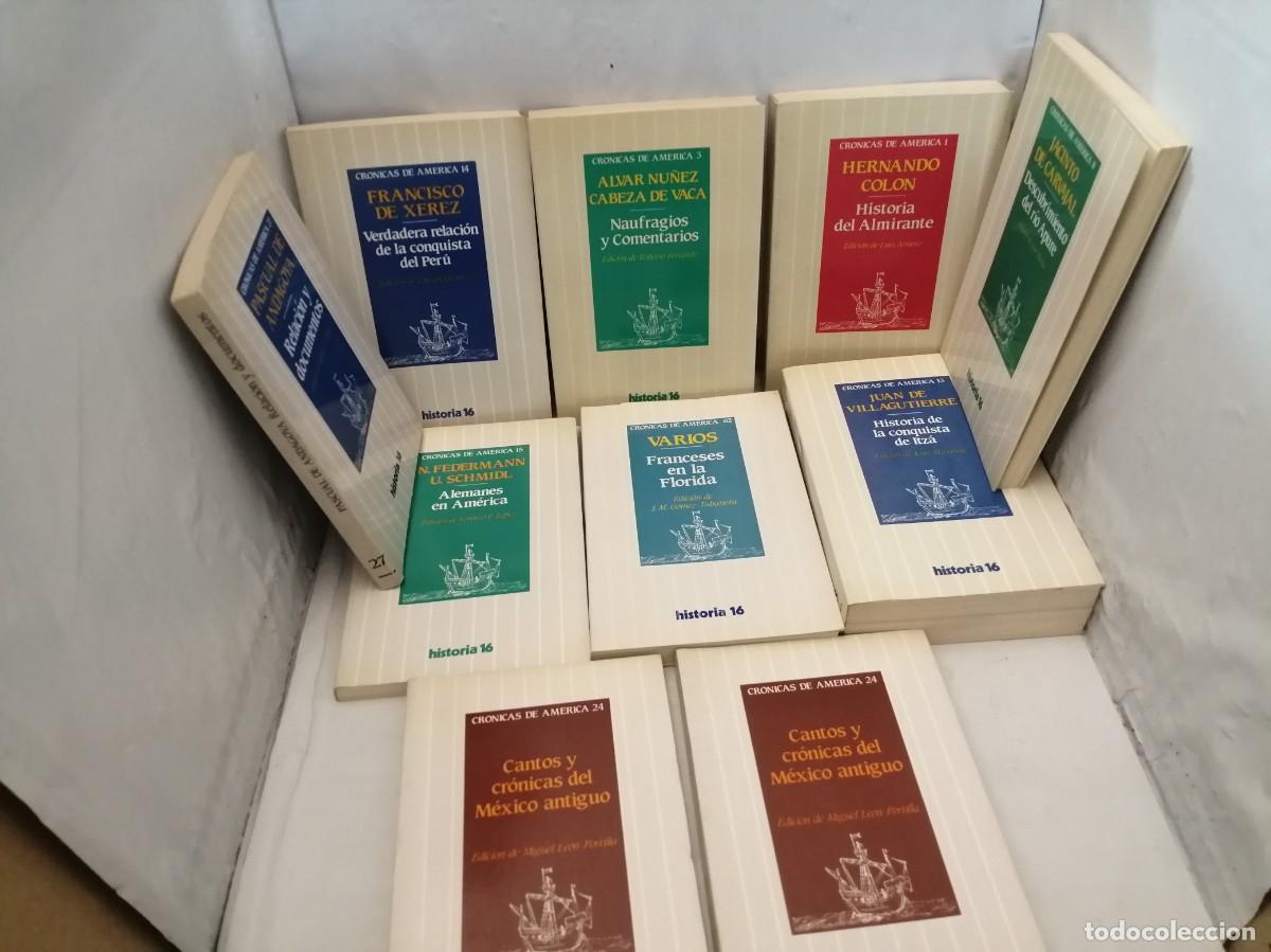 Libros de segunda mano: PACK 9 Libros Historia 16 (Colecci&oacute;n Cr&oacute;nicas de Am&eacute;rica) - Foto 1