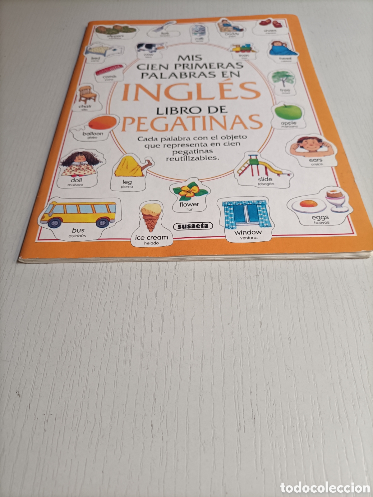 Libros de segunda mano: Mis cien primeras palabras en ingl&eacute;s. Libro de pegatinas - Foto 3