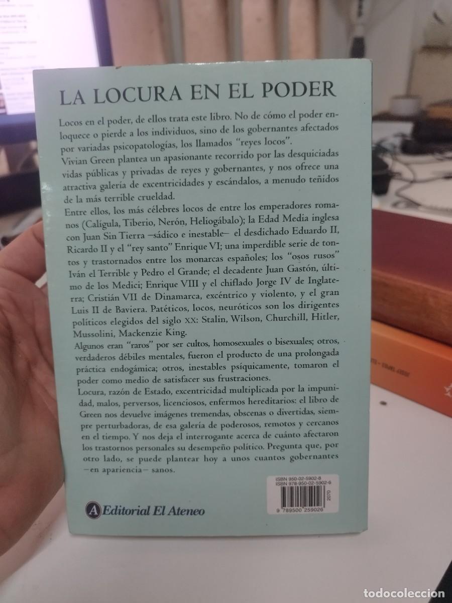 Libros de segunda mano: LA LOCURA EN EL PODER.-VIVIAN GREEN. - Foto 5