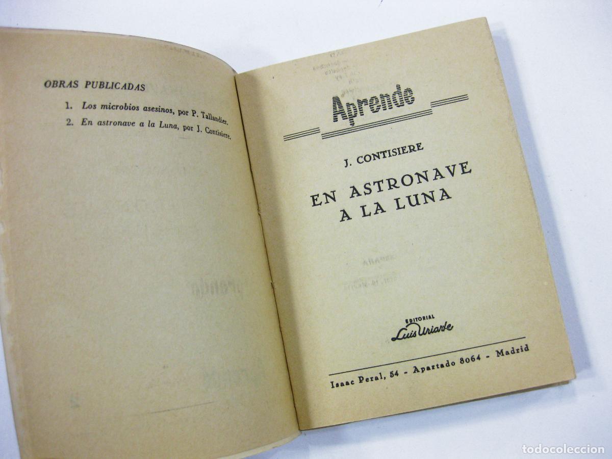 Libros de segunda mano: APRENDE EN ASTRONAVE A LA LUNA. J. CONTISIERE - Foto 2