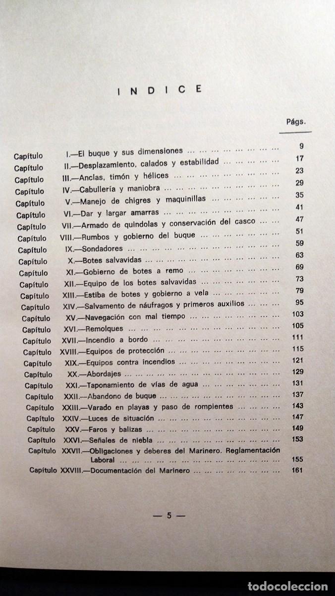 Libros de segunda mano: CURSO PARA CERTIFICADO DE COMPETENCIA DE MARINERO - Foto 3