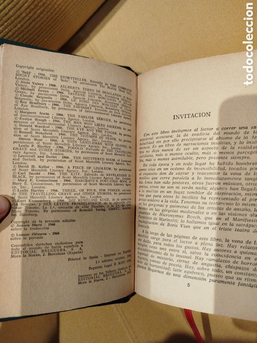 Libros de segunda mano: UNA ANTOLOG&Iacute;A DE HORROR Y MISTERIO - Foto 2