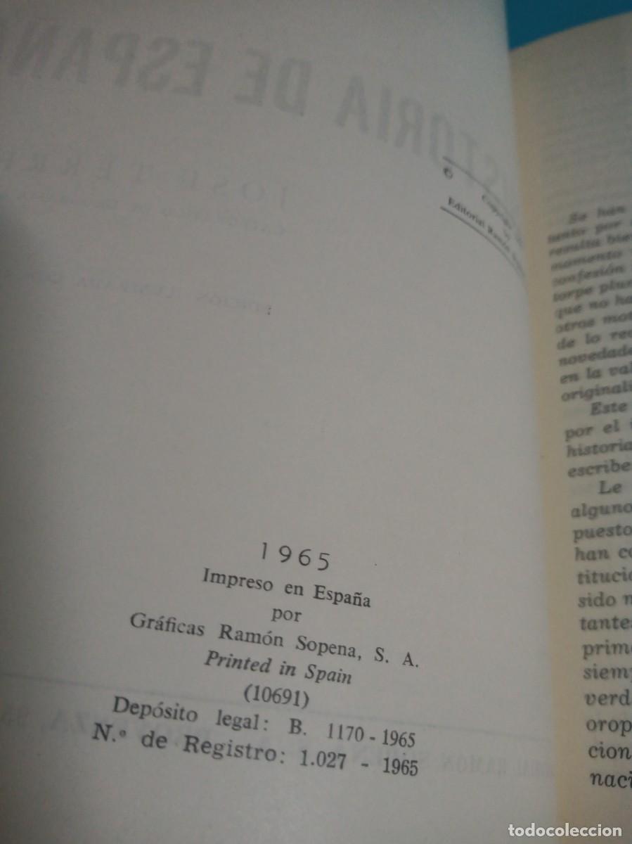 Libros de segunda mano: HISTORIA DE ESPA&Ntilde;A JOSE TERRERO EDITORIAL SOPENA - Foto 4