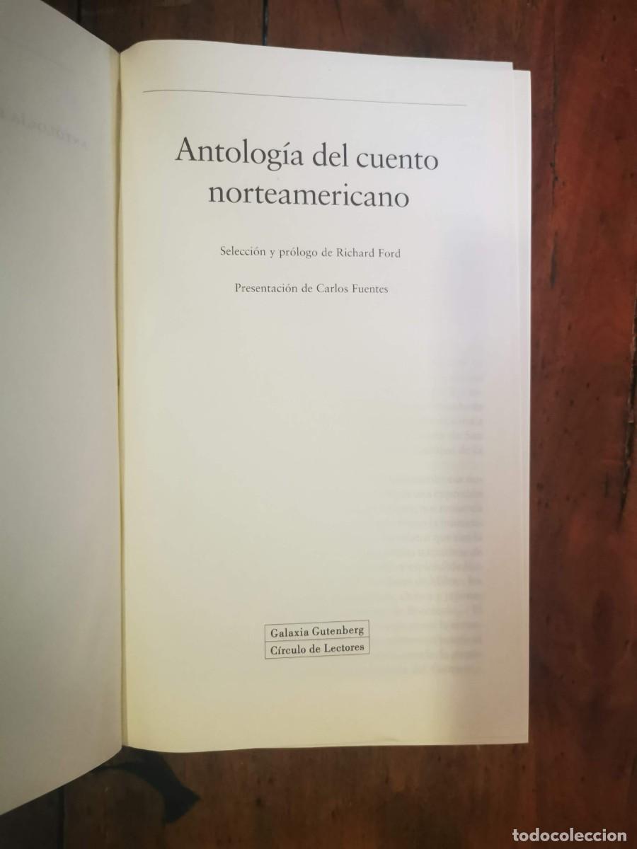 Libros de segunda mano: ANTOLOG&Iacute;A del cuento norteamericano - Foto 3