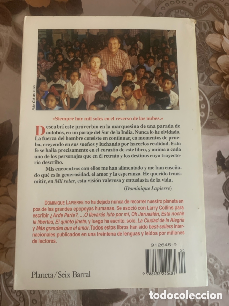 Libros de segunda mano: Mil soles. Dominique Lapierre. - Foto 4