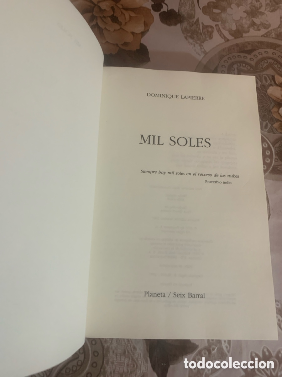 Libros de segunda mano: Mil soles. Dominique Lapierre. - Foto 7