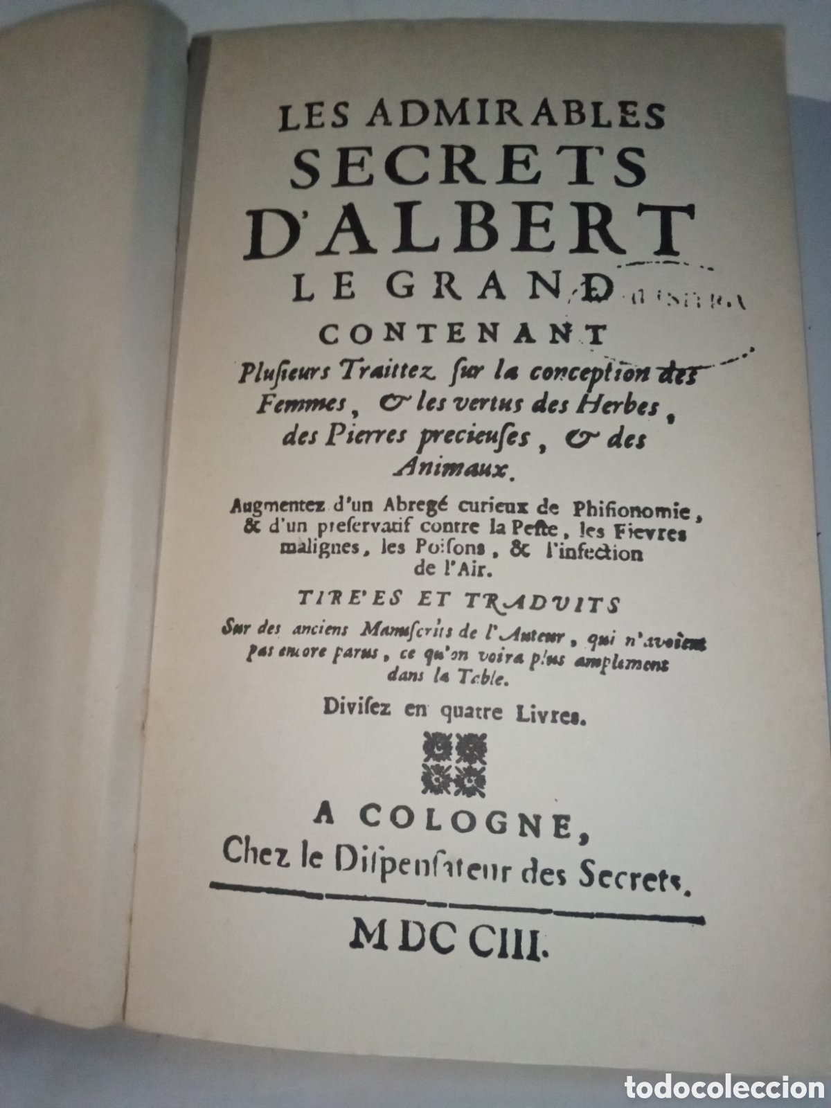 Libros de segunda mano: LES ADMIRABLES SECRETS D ALBERT LE GRAND 1962 - EN FRANCES - Foto 3