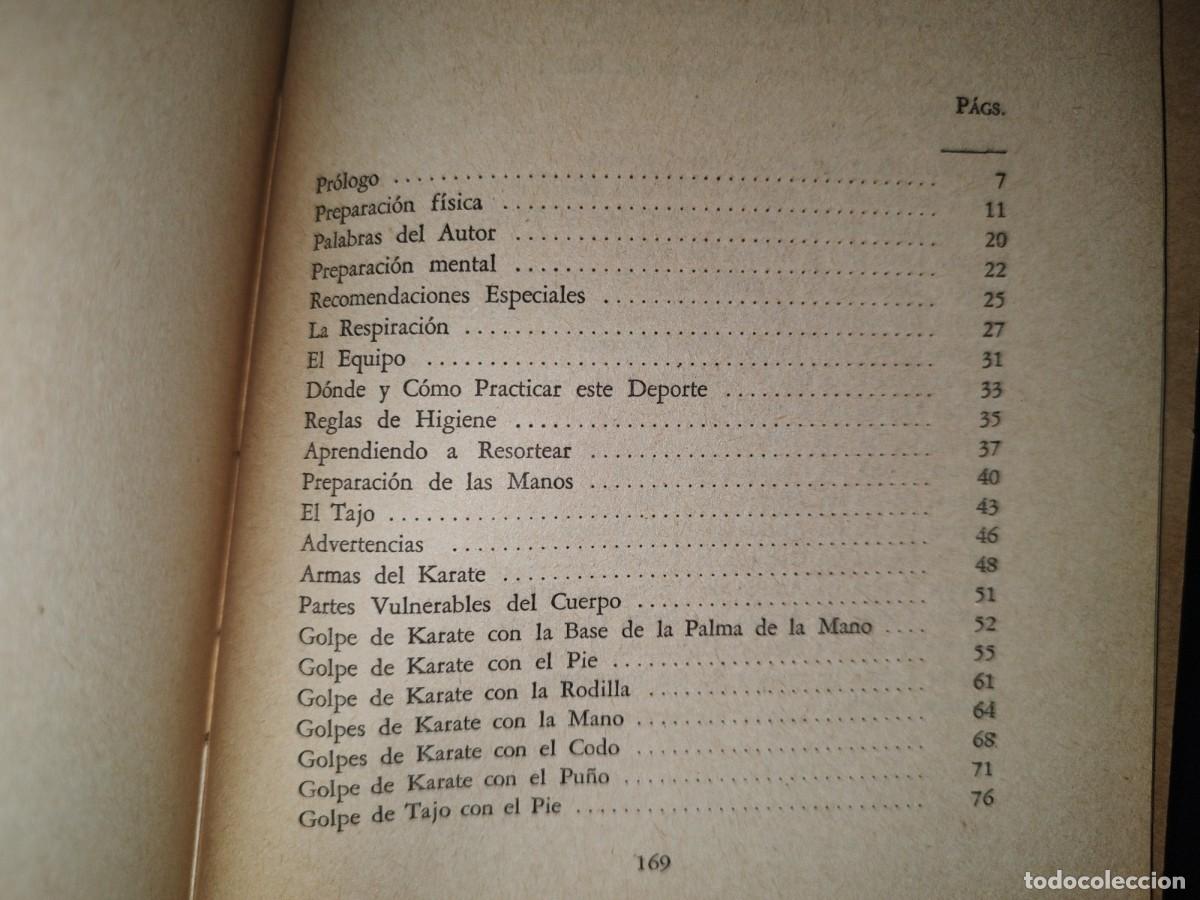 Libros de segunda mano: 115- KARATE Y AUTODEFENSA - CARLOS HOFFMANN C. - EDITORIAL AZOR MARCONI - 1967 - Foto 8