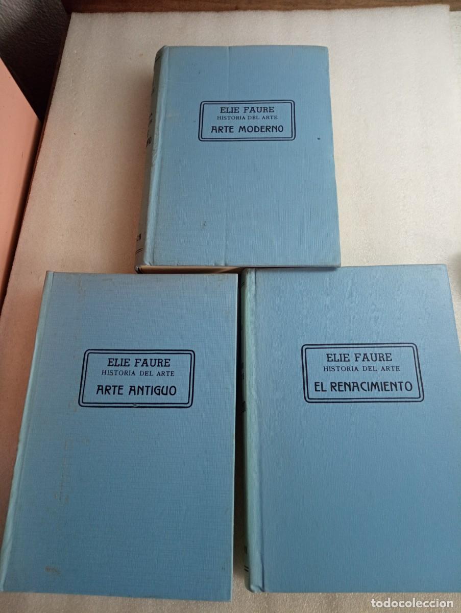 Libros de segunda mano: 3 TOMOS - HISTORIA DEL ARTE - ELIE FAURE - EDITORIAL POSEIDON - Foto 1