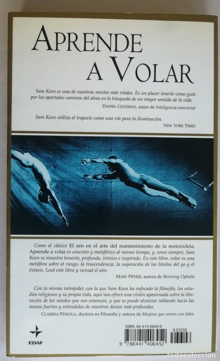 Libros de segunda mano: APRENDE A VOLAR, SAM KEEN, EDAF - Foto 3