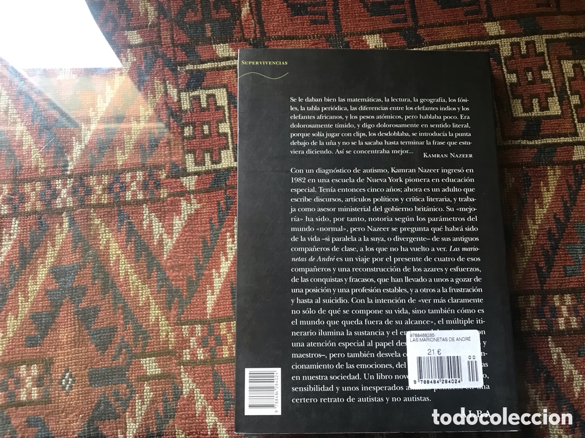 Libros de segunda mano: Las marionetas de Andr&eacute;. Kamran Nazeer. Alba - Foto 3