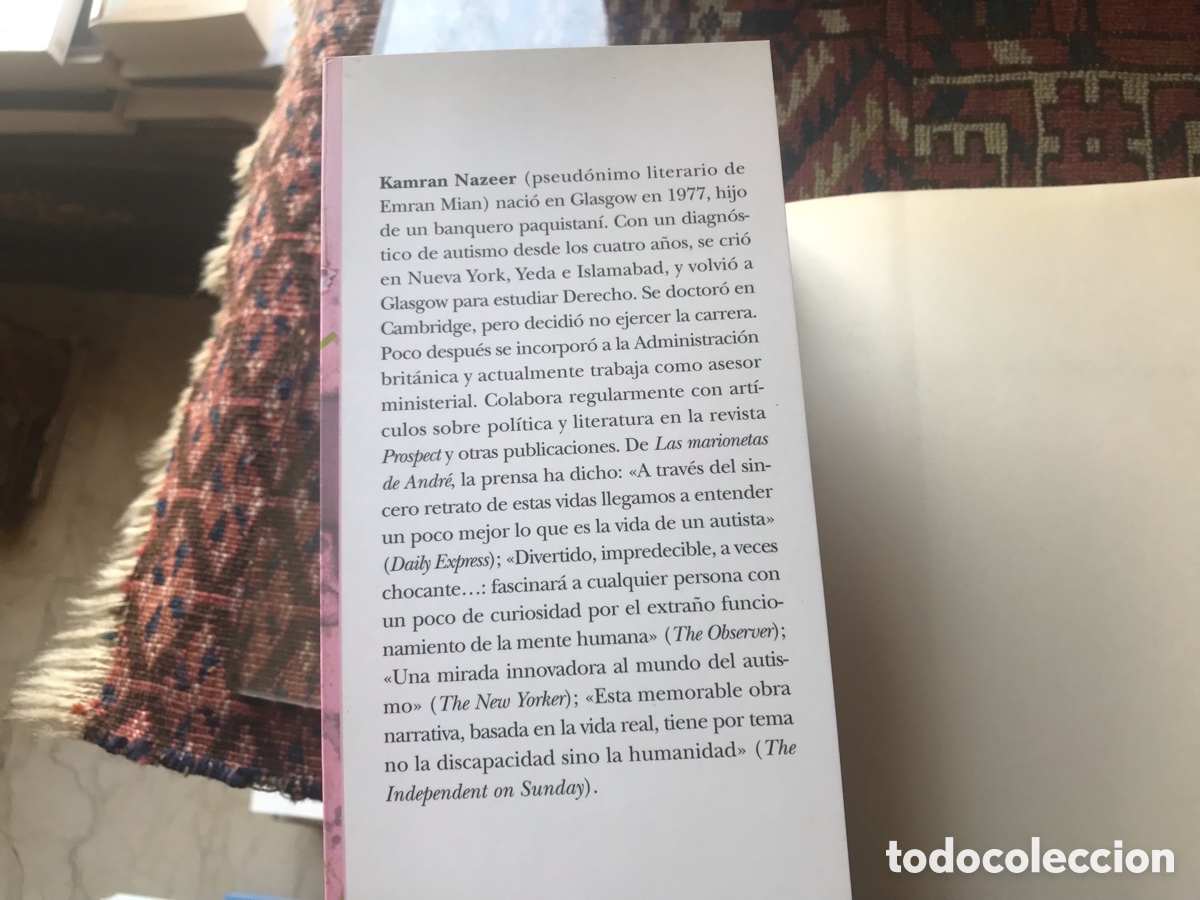 Libros de segunda mano: Las marionetas de Andr&eacute;. Kamran Nazeer. Alba - Foto 4