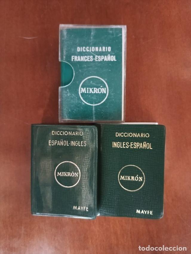 Libros de segunda mano: Diccionarios Mikron Ingles/Franc&eacute;s - Espa&ntilde;ol - Foto 1