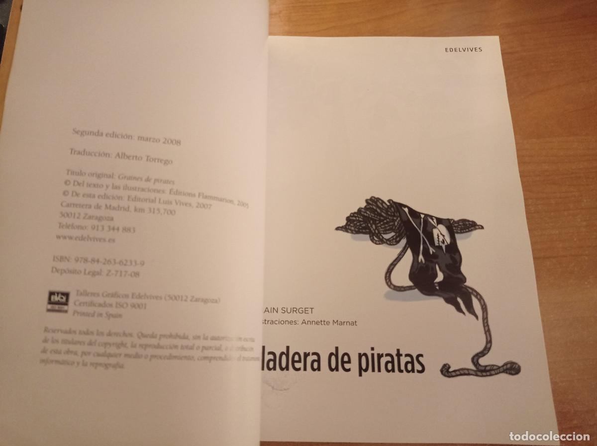 Libros de segunda mano: Madera de piratas - Alain Surget - Edelvives, 2008 - Foto 3