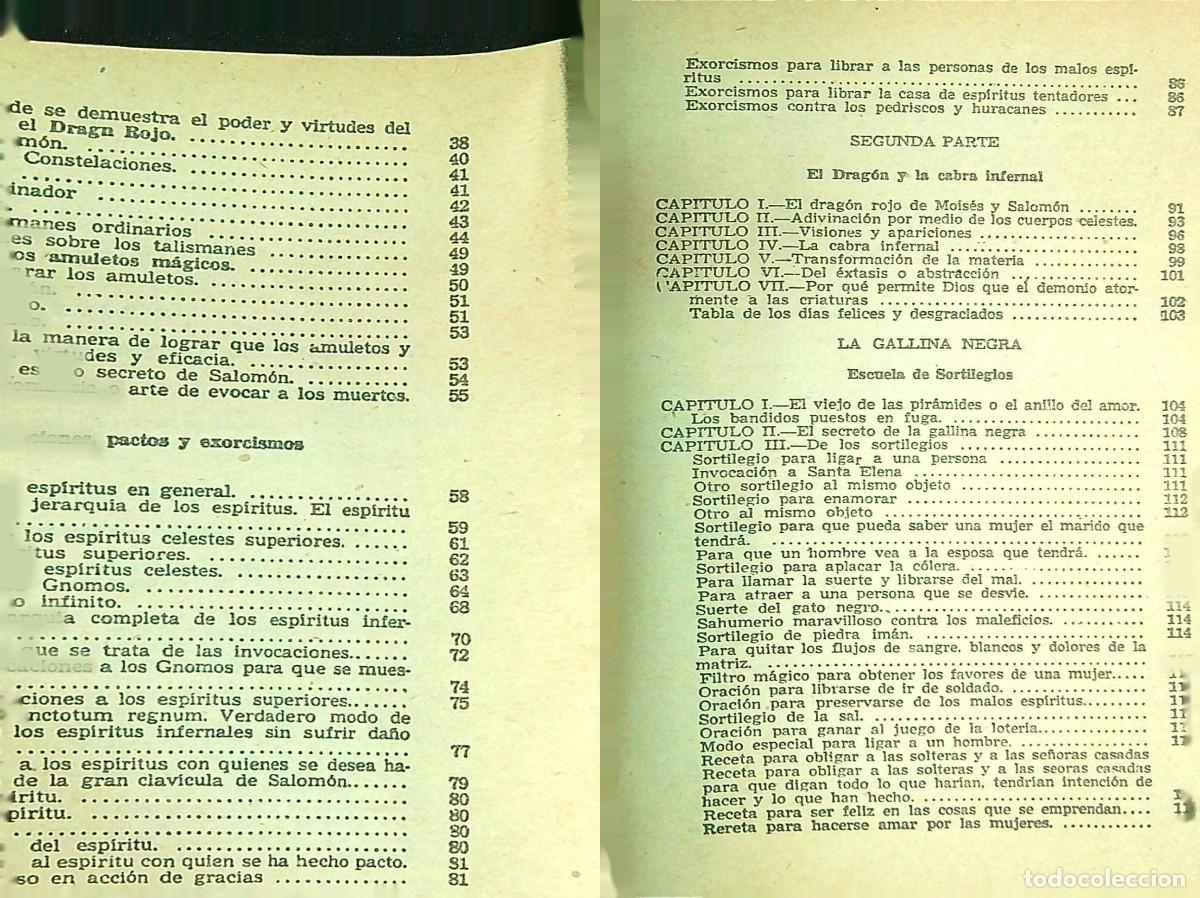 Libros de segunda mano: EL LIBRO DE SN CIPRIANO TESORO DEL HECHICERO - M&Eacute;XICO - Foto 3