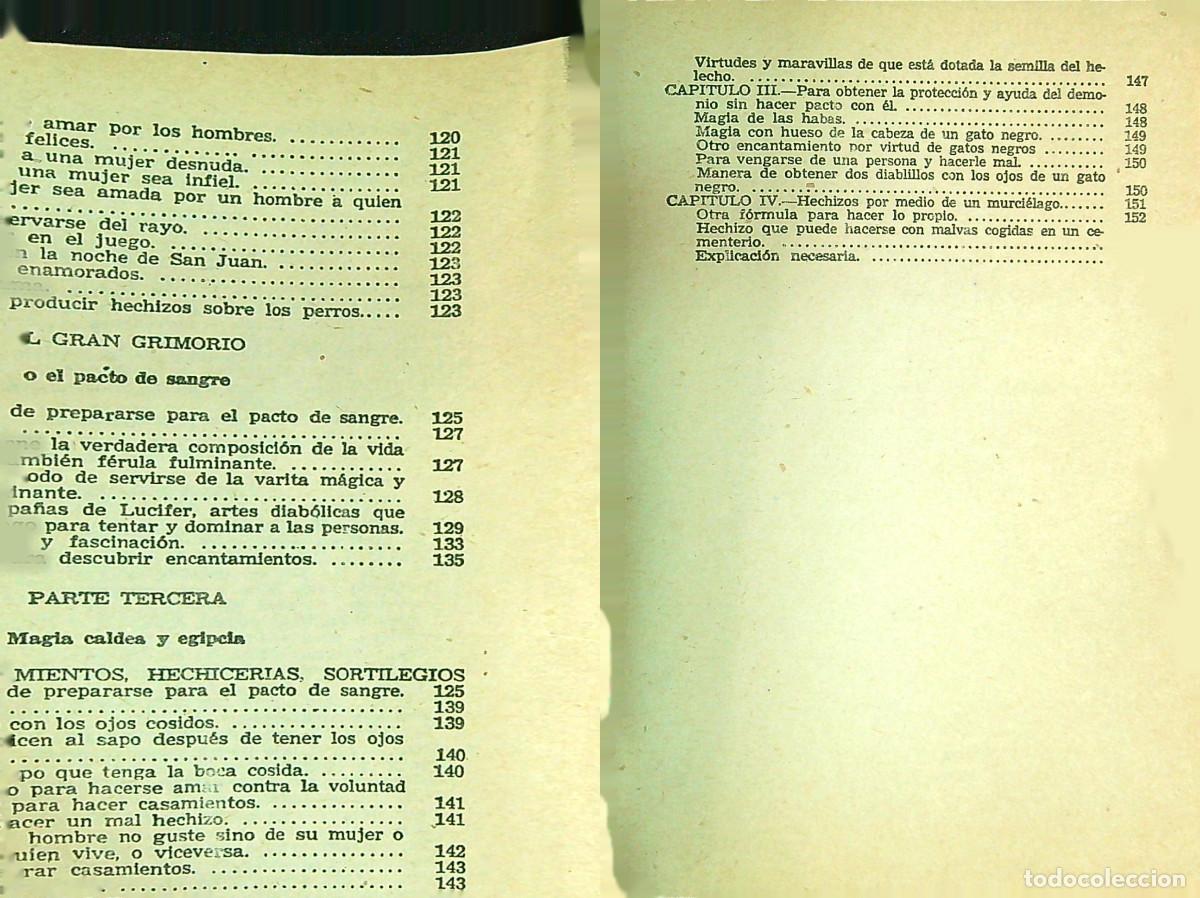 Libros de segunda mano: EL LIBRO DE SN CIPRIANO TESORO DEL HECHICERO - M&Eacute;XICO - Foto 4