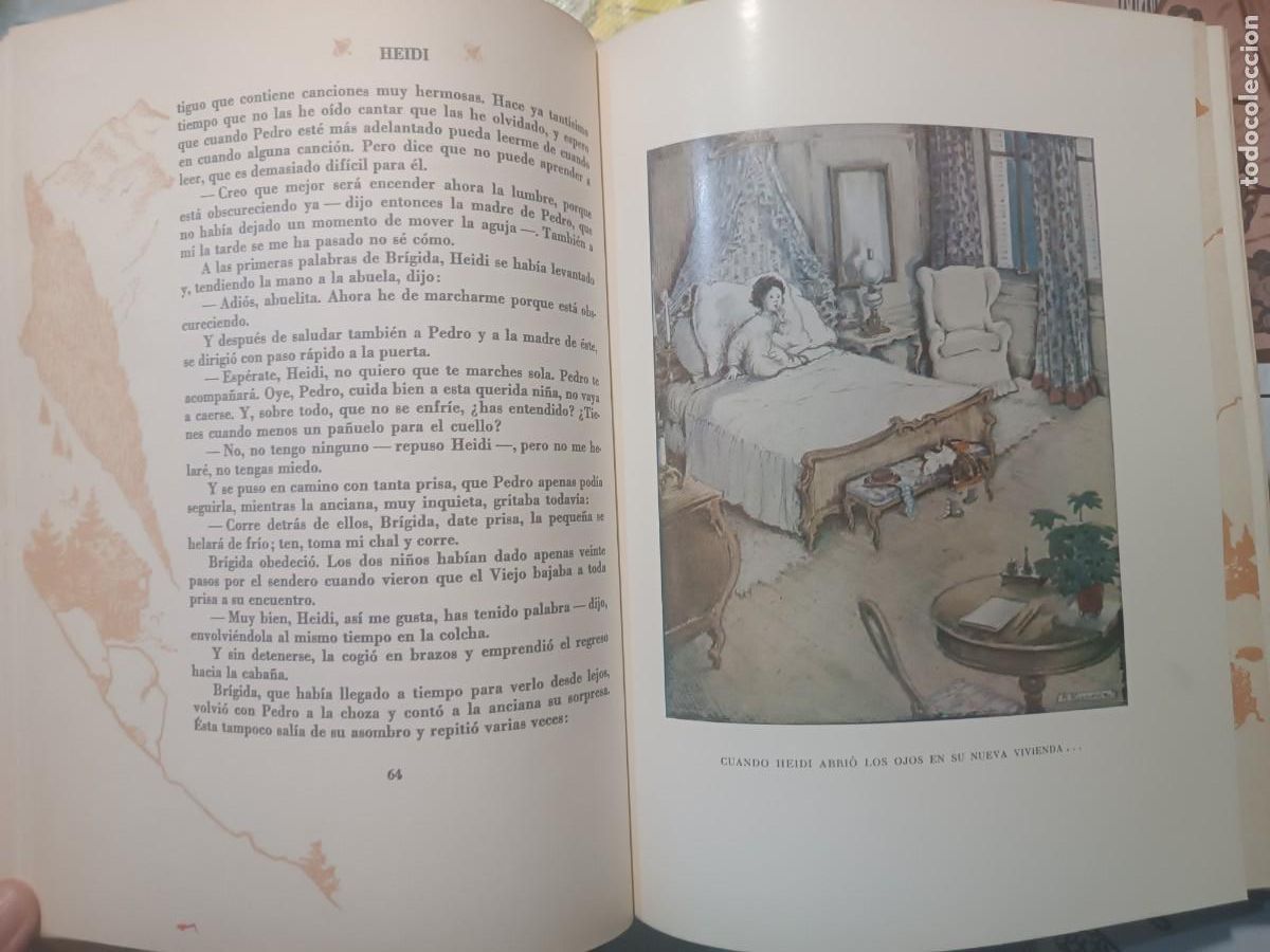 Libros de segunda mano: Heidi, Juana Spyri, editorial Juventud. - Foto 5