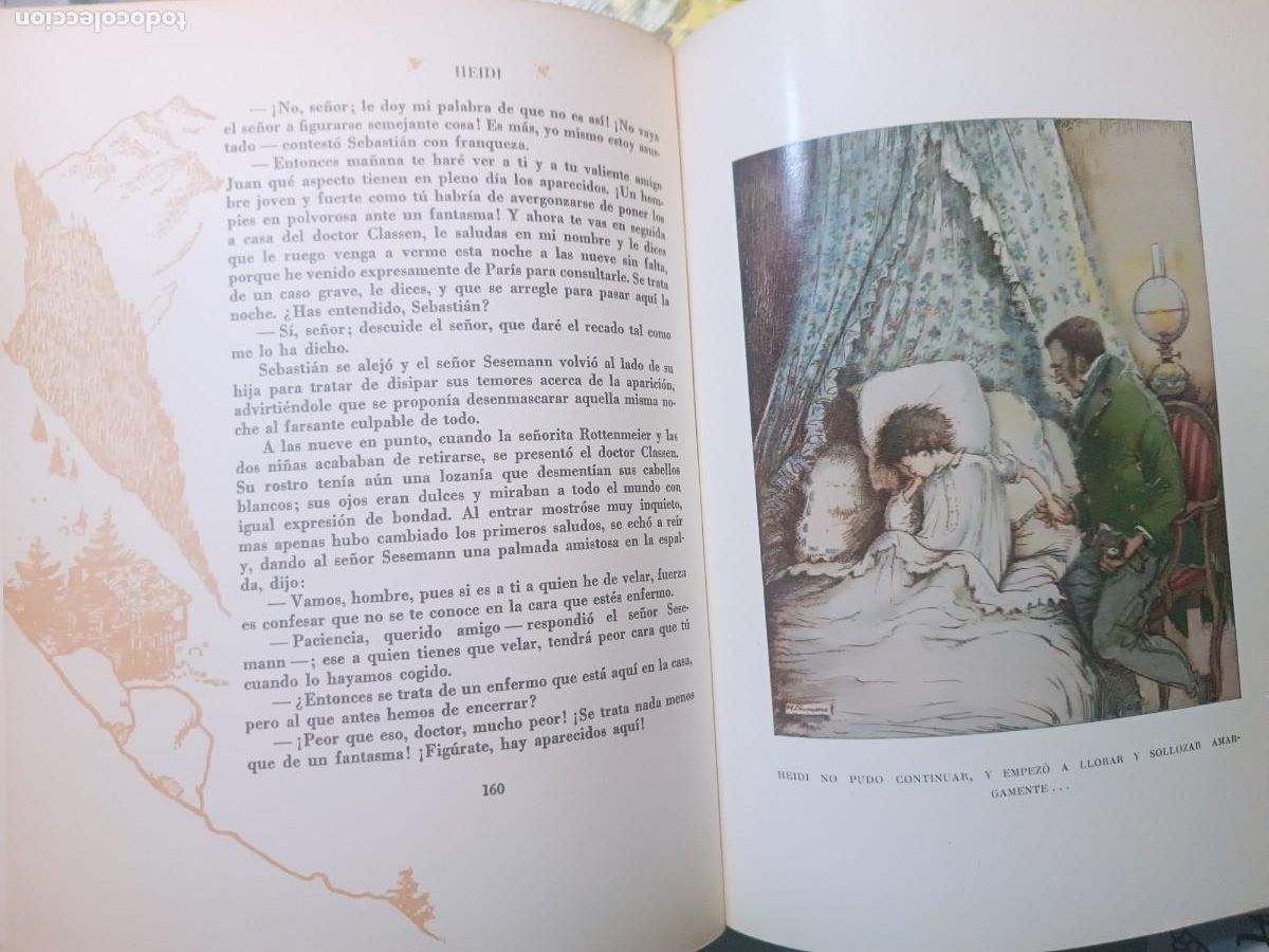 Libros de segunda mano: Heidi, Juana Spyri, editorial Juventud. - Foto 8