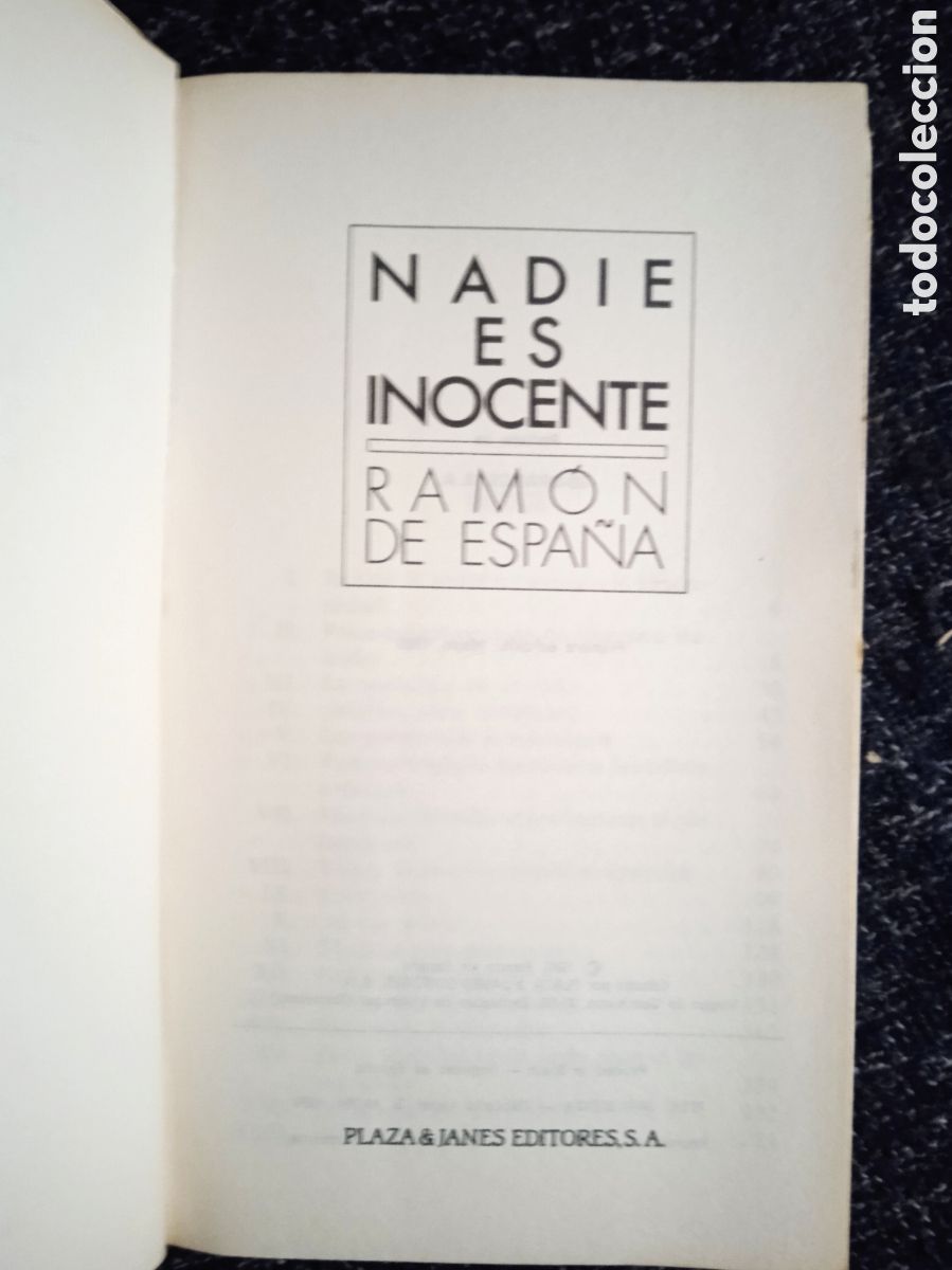 Libros de segunda mano: NADIE ES INOCENTE / RAM&Oacute;N DE ESPA&Ntilde;A - Foto 2