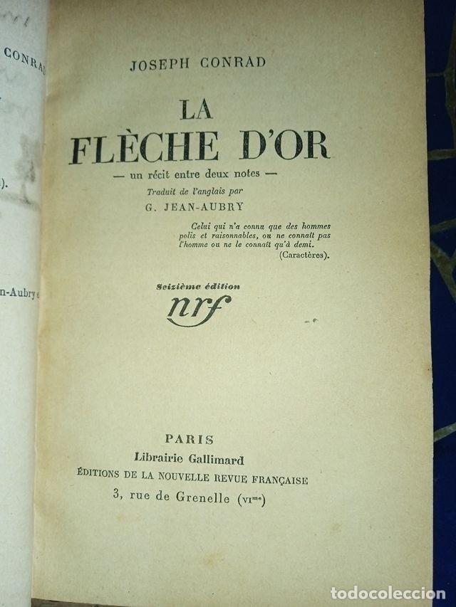 Libros de segunda mano: La fleche dor Joseph Conrad ( en franc&eacute;s) 1928 - Foto 2