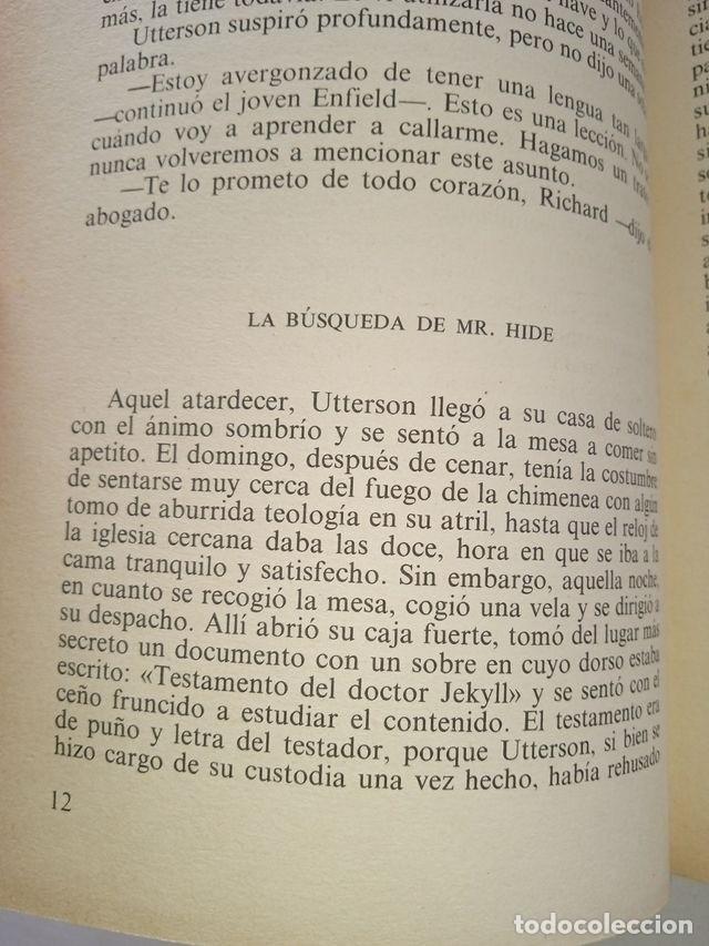 Libros de segunda mano: El extra&ntilde;o caso del Dr Jekyll y Mr Hyde - Foto 4
