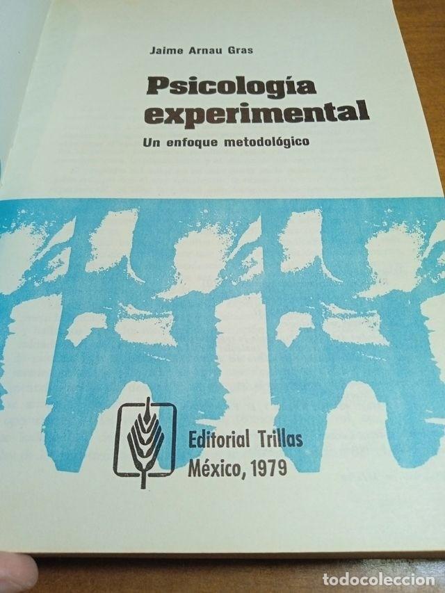Libros de segunda mano: Psicolog&iacute;a experimental - Foto 2