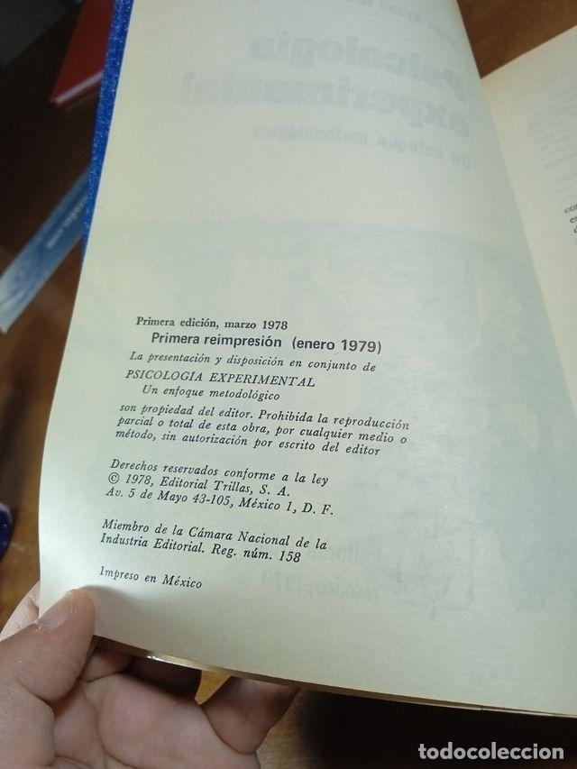 Libros de segunda mano: Psicolog&iacute;a experimental - Foto 3