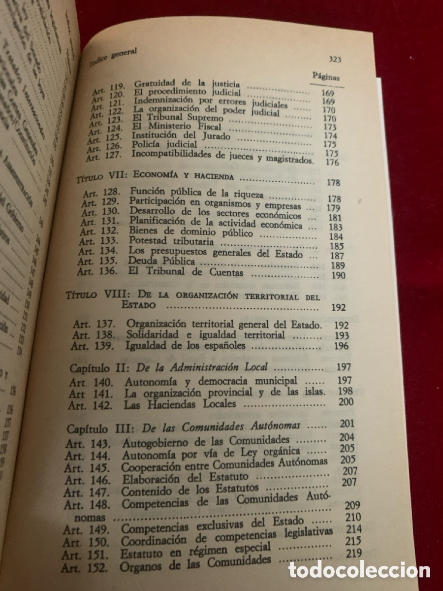 Libros de segunda mano: Introducci&oacute;n a la Constituci&oacute;n Espa&ntilde;ola (Texto y Comentarios). Ram&oacute;n Tamames. - Foto 10