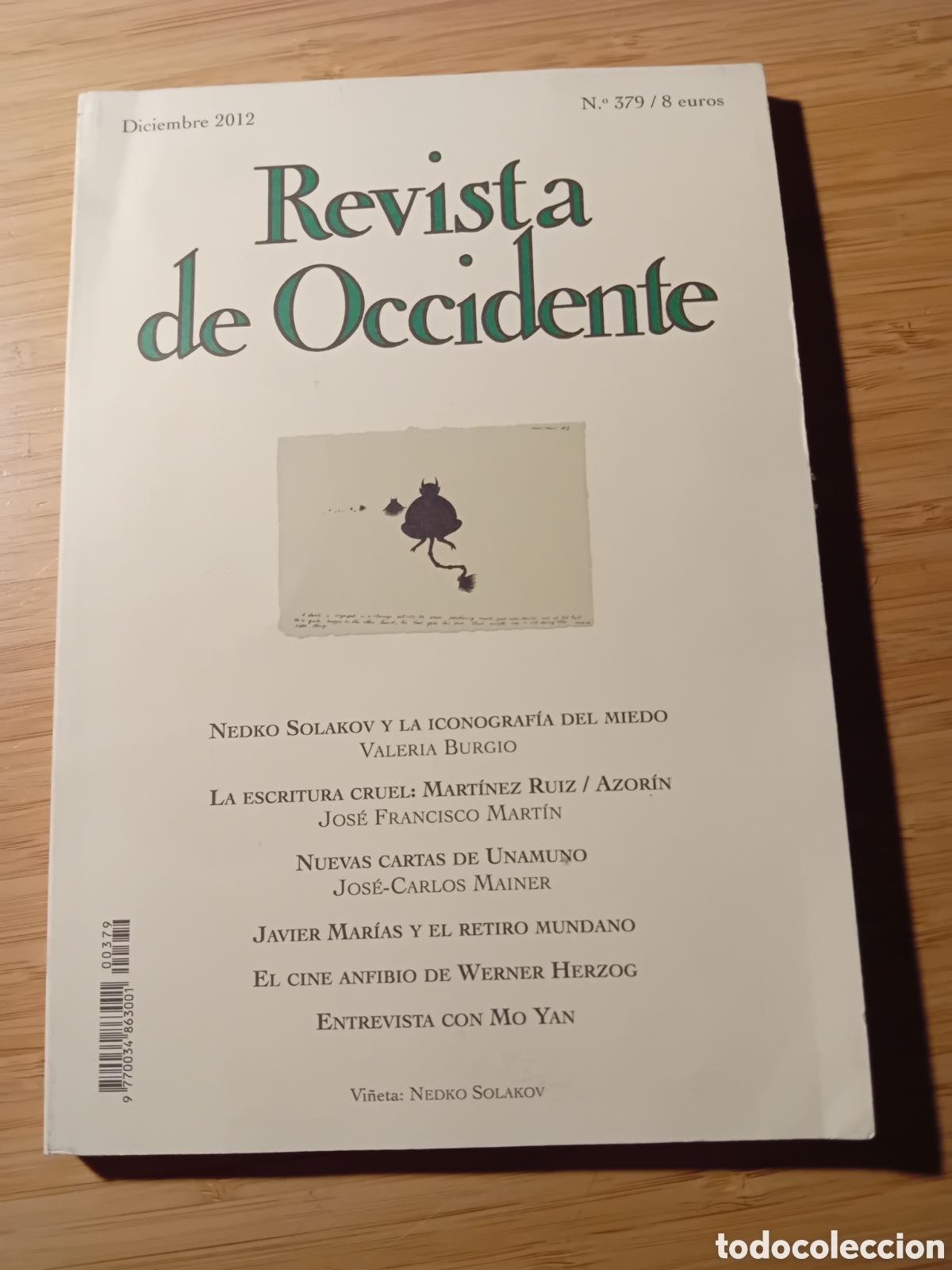 Libros de segunda mano: Revista de occidente n&ordm;379 Diciembre 2012 - Foto 1