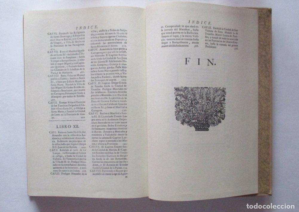 Libros de segunda mano: HISTORIA GENERAL DE LAS CONQUISTAS DEL NUEVO REYNO DE GRANADA - 2 TOMOS - Foto 6