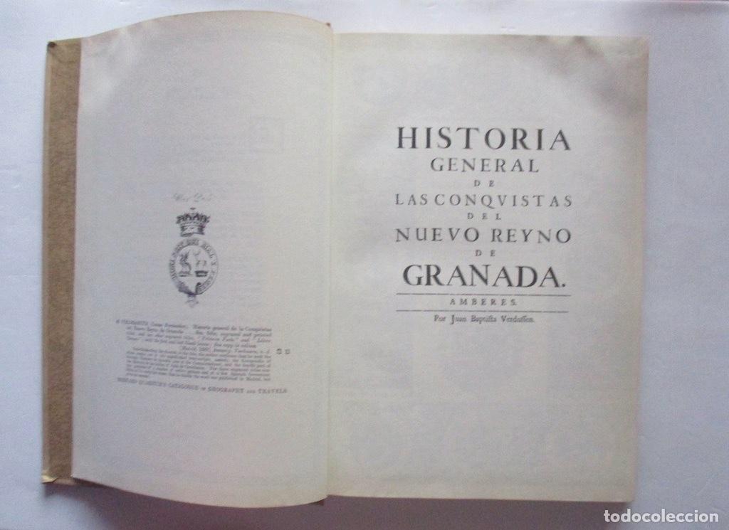 Libros de segunda mano: HISTORIA GENERAL DE LAS CONQUISTAS DEL NUEVO REYNO DE GRANADA - 2 TOMOS - Foto 8