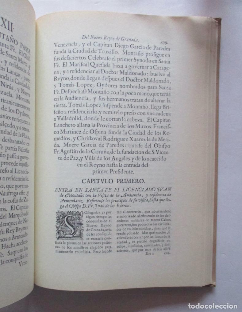 Libros de segunda mano: HISTORIA GENERAL DE LAS CONQUISTAS DEL NUEVO REYNO DE GRANADA - 2 TOMOS - Foto 12