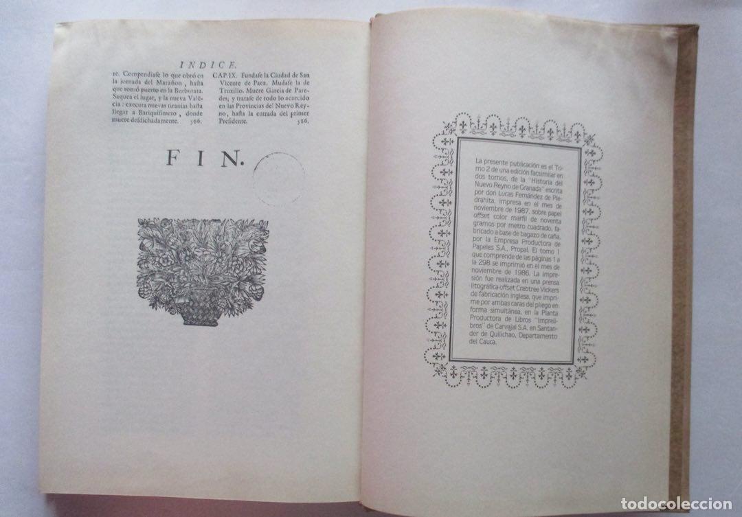 Libros de segunda mano: HISTORIA GENERAL DE LAS CONQUISTAS DEL NUEVO REYNO DE GRANADA - 2 TOMOS - Foto 13