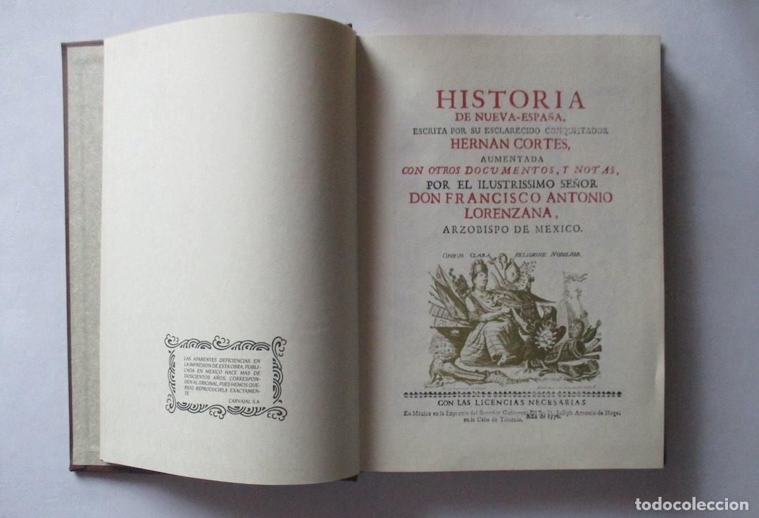 Libros de segunda mano: HISTORIA DE LA NUEVA ESPA&Ntilde;A, HERNAN CORTES - 2 TOMOS - Foto 3