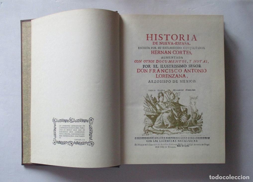Libros de segunda mano: HISTORIA DE LA NUEVA ESPA&Ntilde;A, HERNAN CORTES - 2 TOMOS - Foto 10