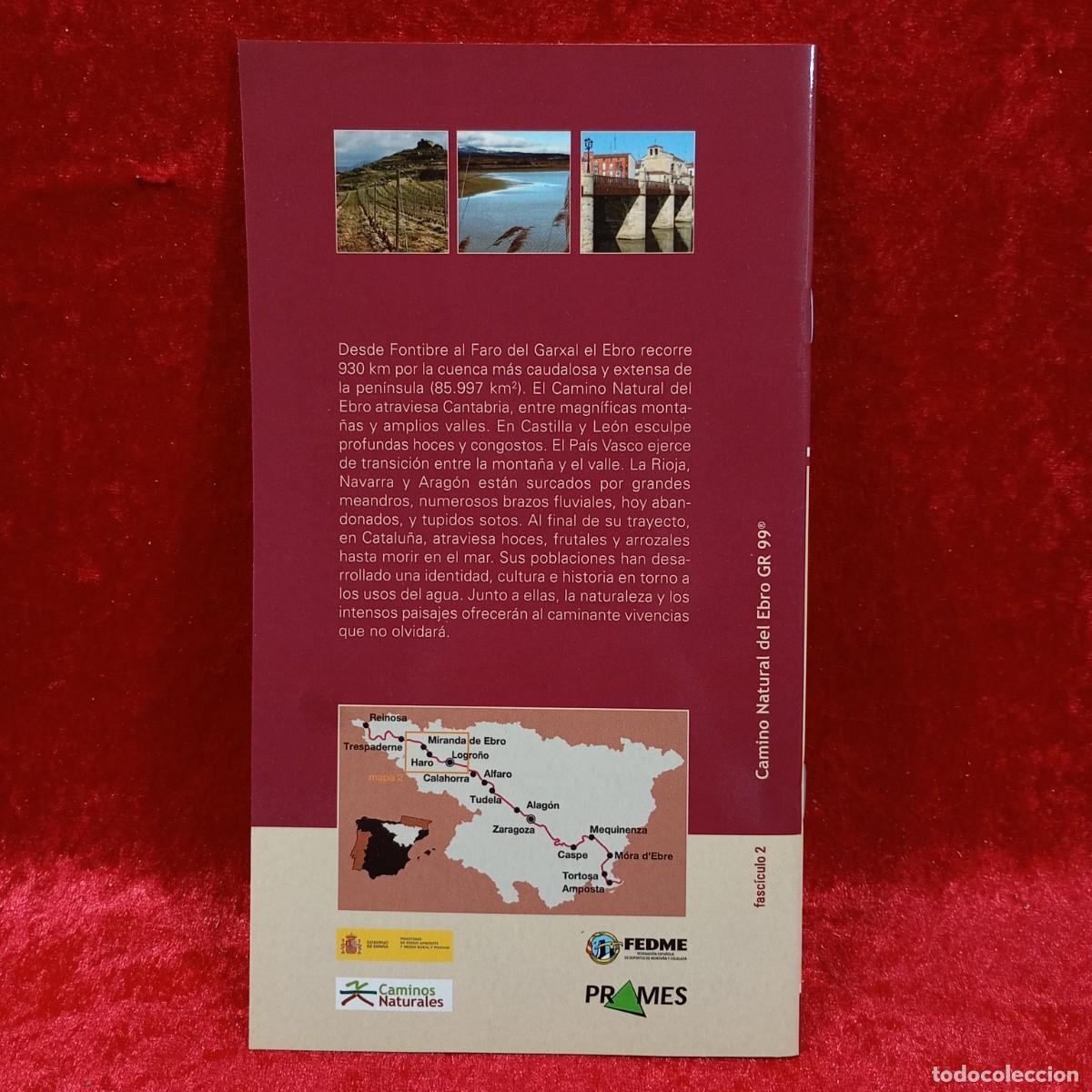 Libros de segunda mano: CAMINO NATURAL DEL EBRO GR 99 - FASC&Iacute;CULO 2 / 23 - Foto 2