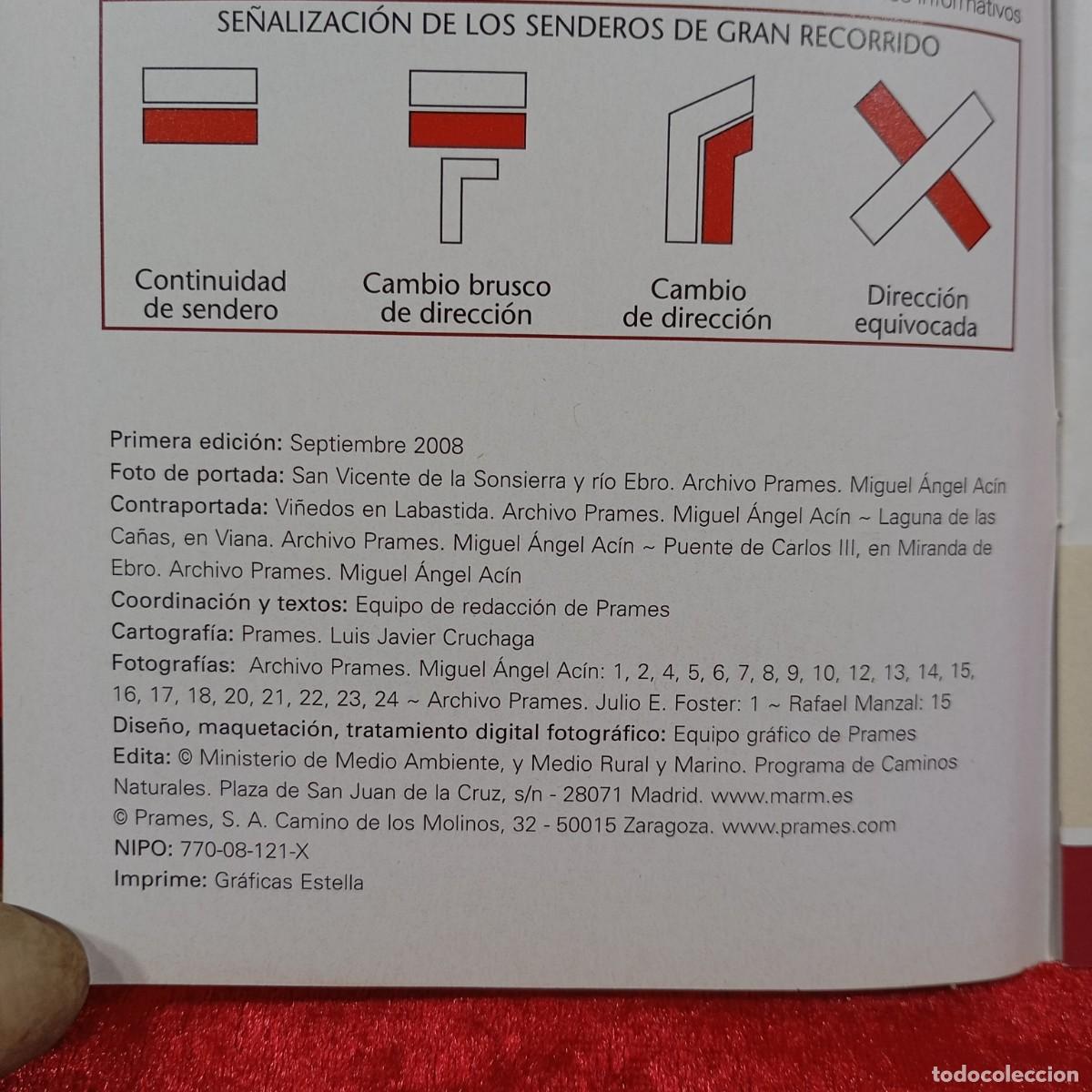 Libros de segunda mano: CAMINO NATURAL DEL EBRO GR 99 - FASC&Iacute;CULO 2 / 23 - Foto 3