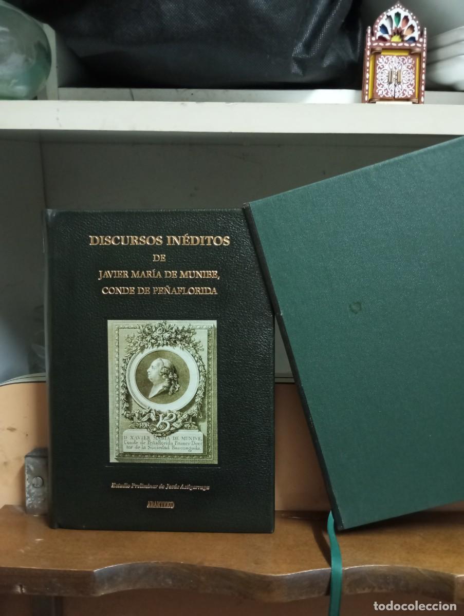 Libros de segunda mano: Javier Mar&iacute;a de Munibe, Conde de Pe&ntilde;aflorida. Discursos in&eacute;ditos.Ararteko 2002. Euskadi