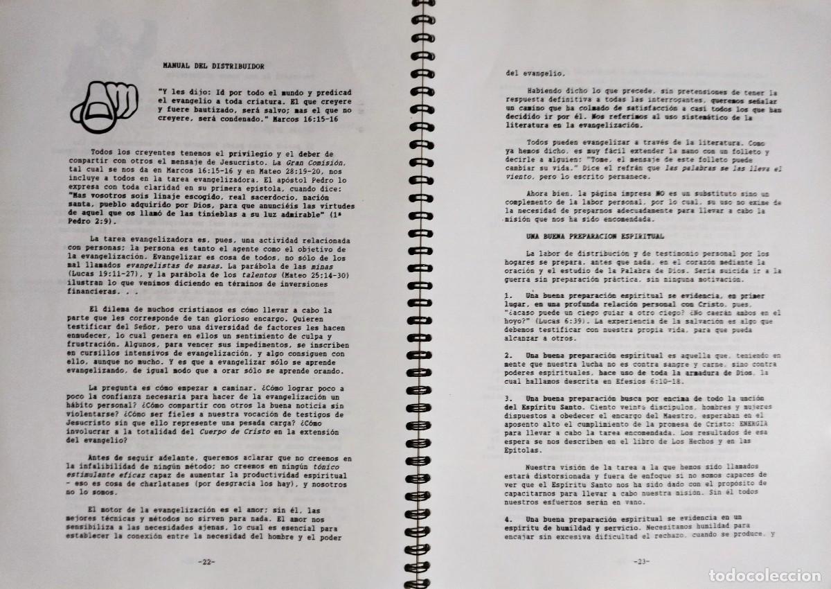 Libros de segunda mano: MANUAL DE TESTIMONIO CRISTIANO A CADA HOGAR. BUEN ESTADO. - Foto 7
