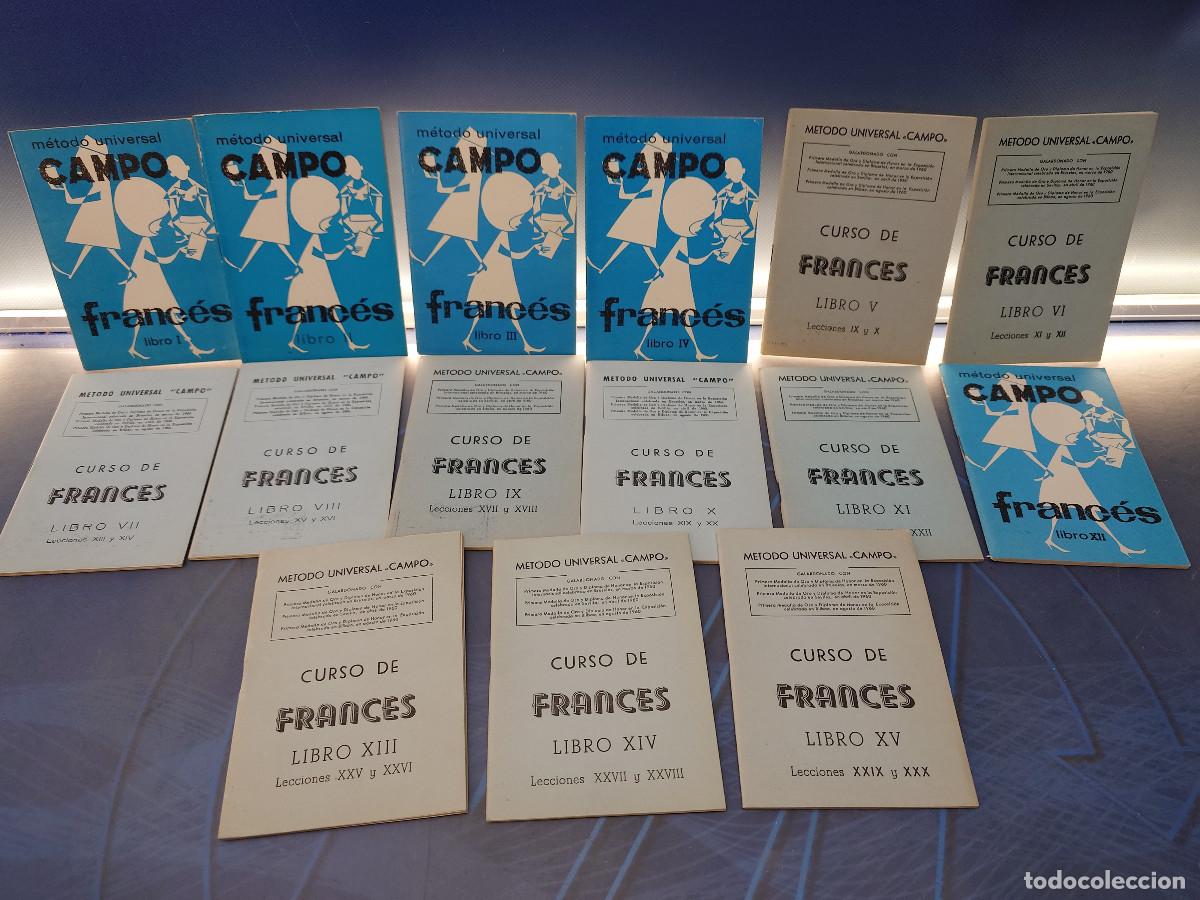 Libros de segunda mano: 1 al 15, curso de Franc&eacute;s, m&eacute;todo universal campo - Foto 1