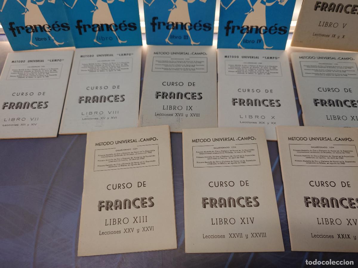 Libros de segunda mano: 1 al 15, curso de Franc&eacute;s, m&eacute;todo universal campo - Foto 5